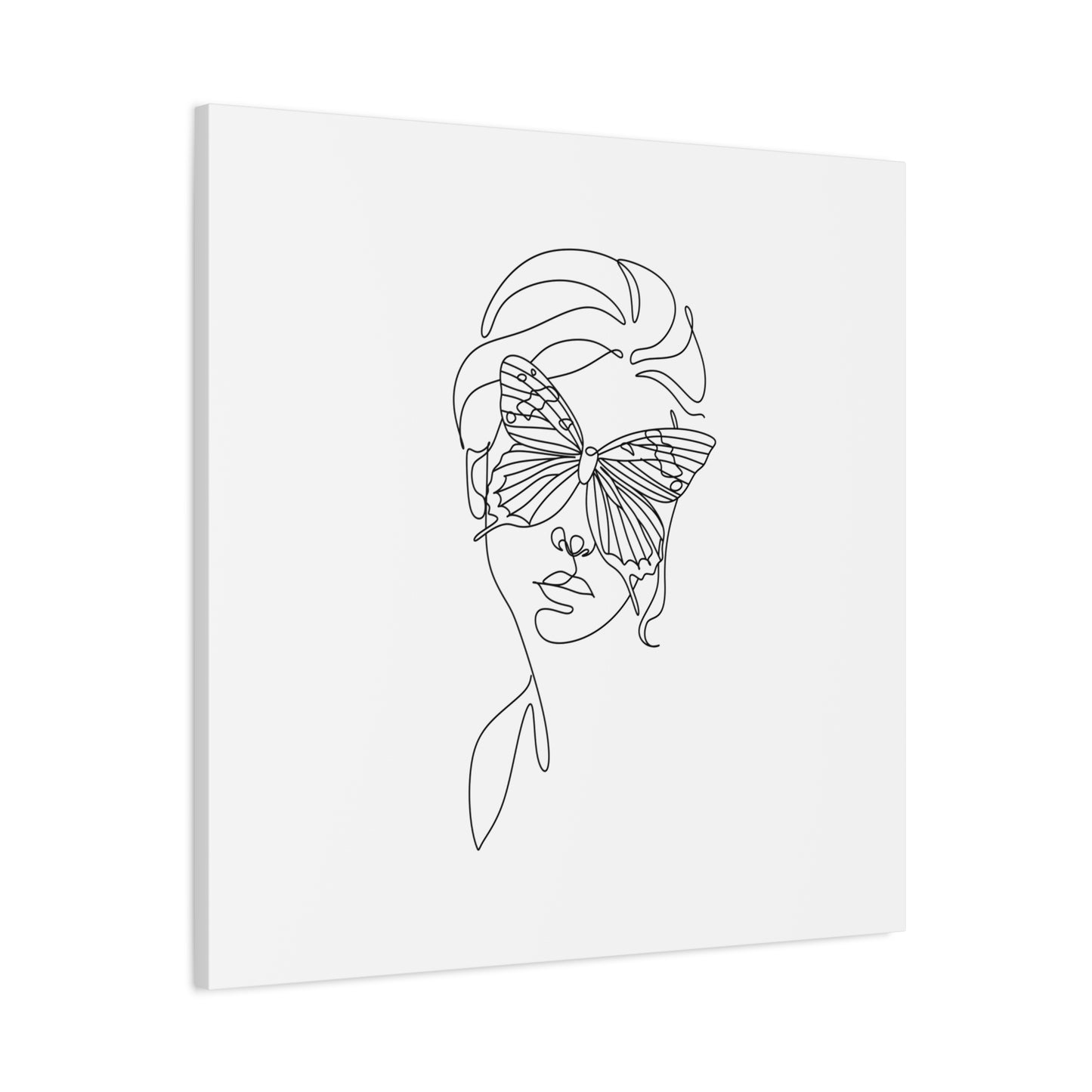 Minimalist Butterfly Canvas Art, Modern Home Decor, Gift for Nature Lovers, Wall Art for Women, Inspirational Wall Art