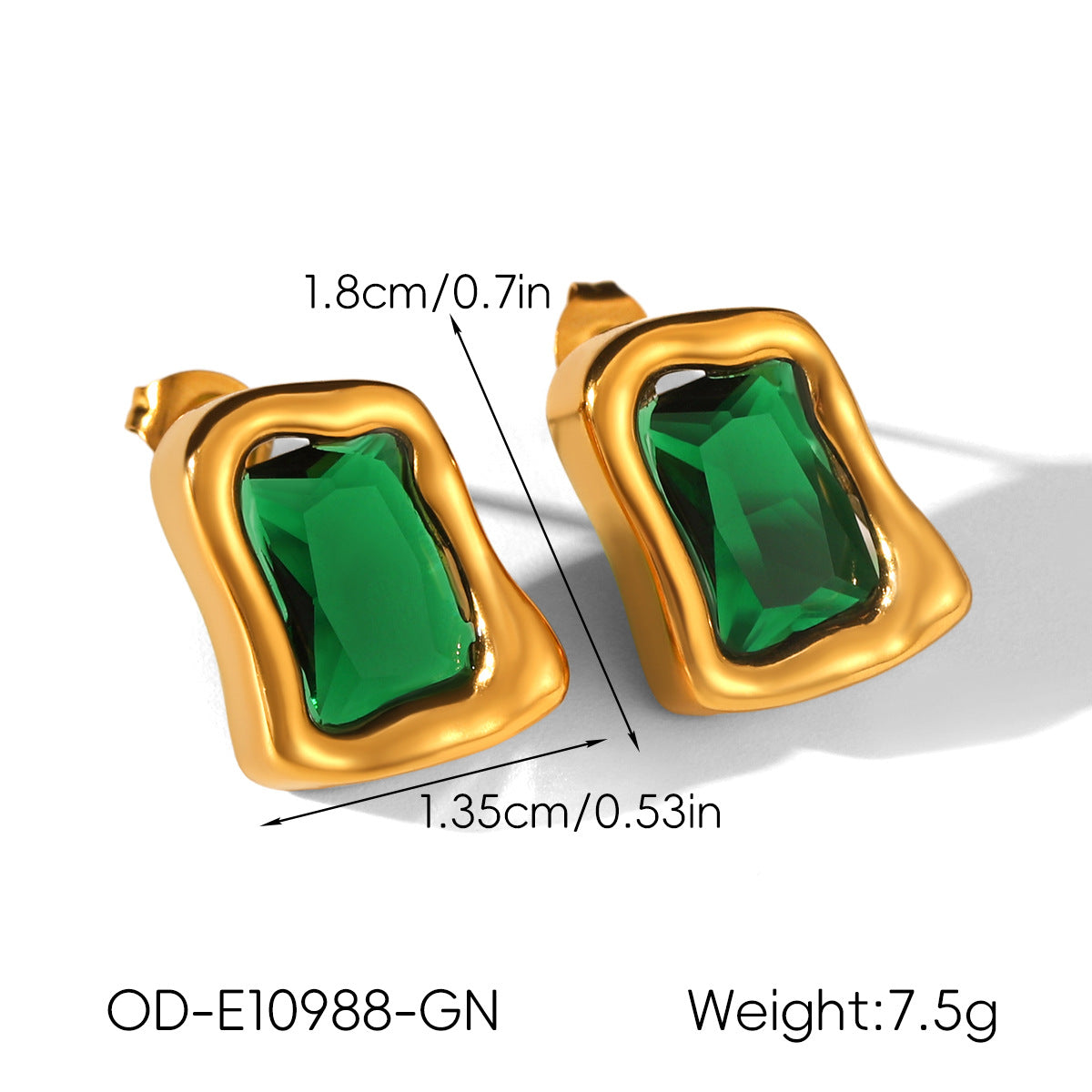 Vintage Personalized Non-fading Titanium Steel Earrings For Women
