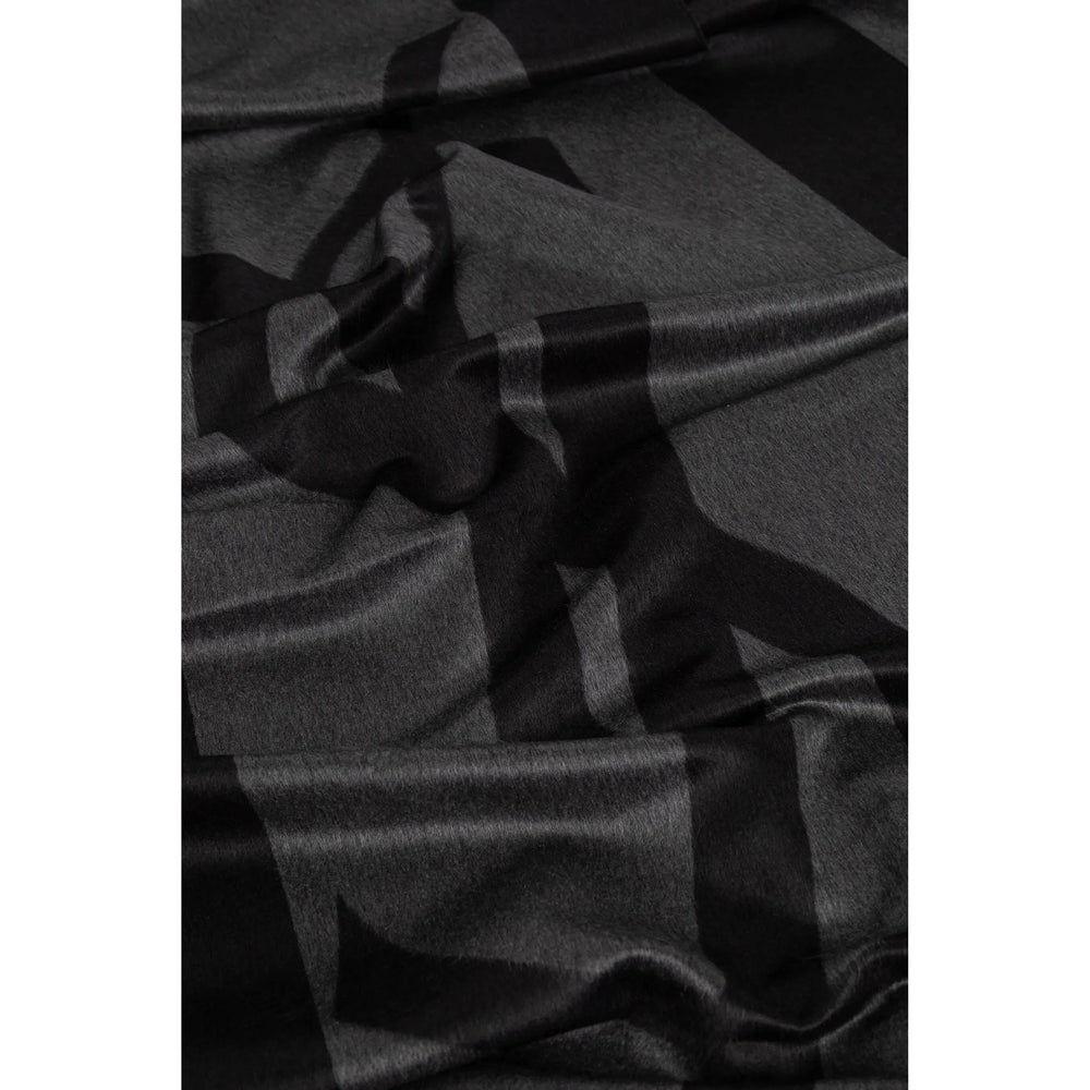 Saint Laurent Grey Scarves Men