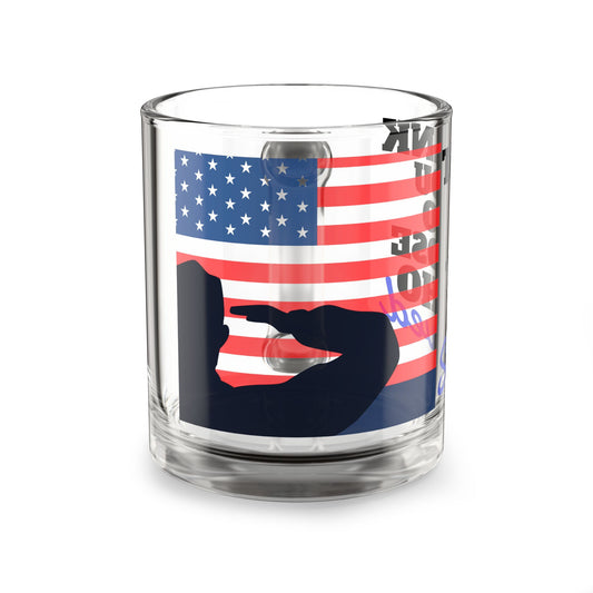 Thank You To Those Who Served American Flag Silhouette Glass Mug 10oz