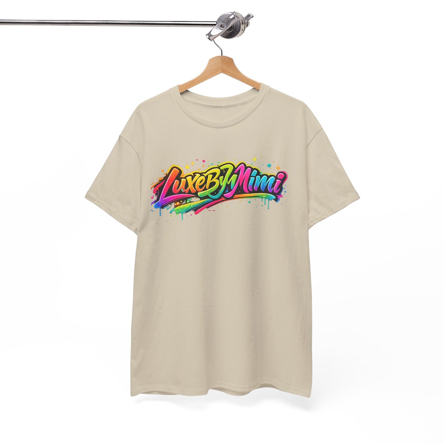 Graffiti Logo T-Shirt — 'Luxe By Mimi' Brand Colorful Streetwear Tee
