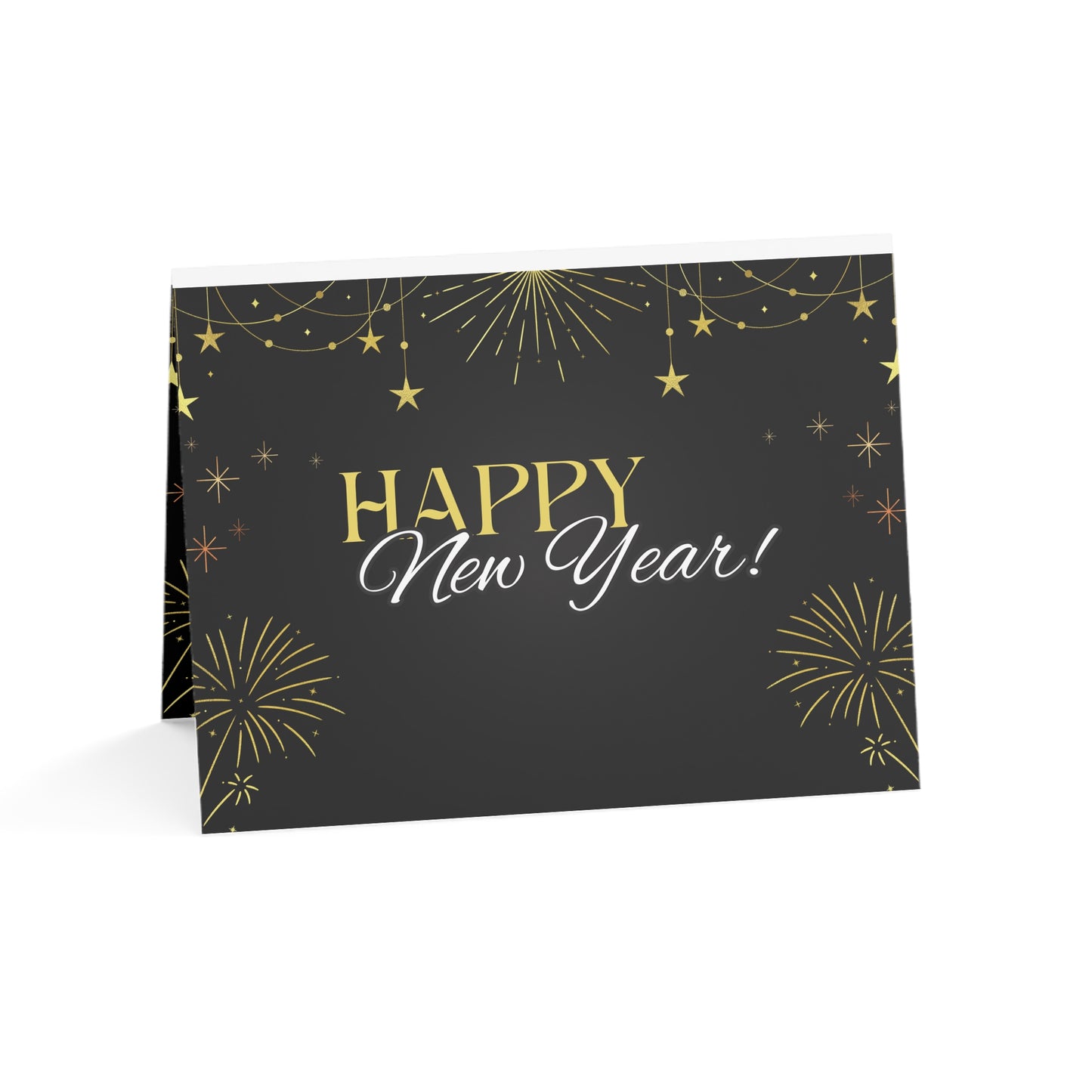 Stylish New Year Greeting Cards - Festive Holiday Stationery for Celebrations, Invitations, Gift Cards, and Special Occasions