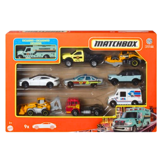 Matchbox 9-Car Gift Pack (3Y+)