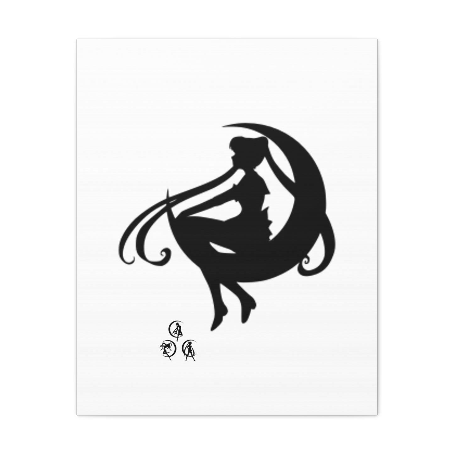 Moonlit Goddess Canvas Art, Modern Wall Decor, Fantasy Home Decor, Boho Aesthetic, Gift for Art Lovers