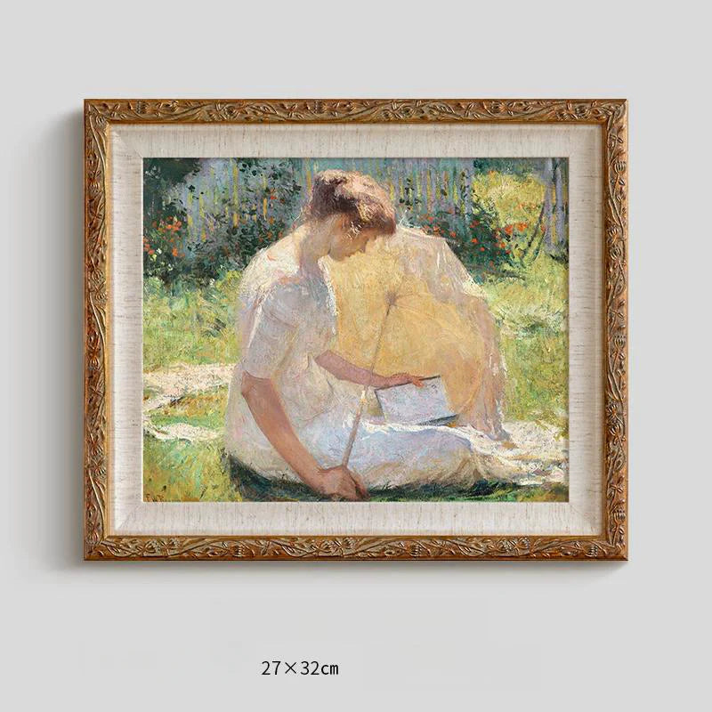 Vintage French Wall Painting Set-7