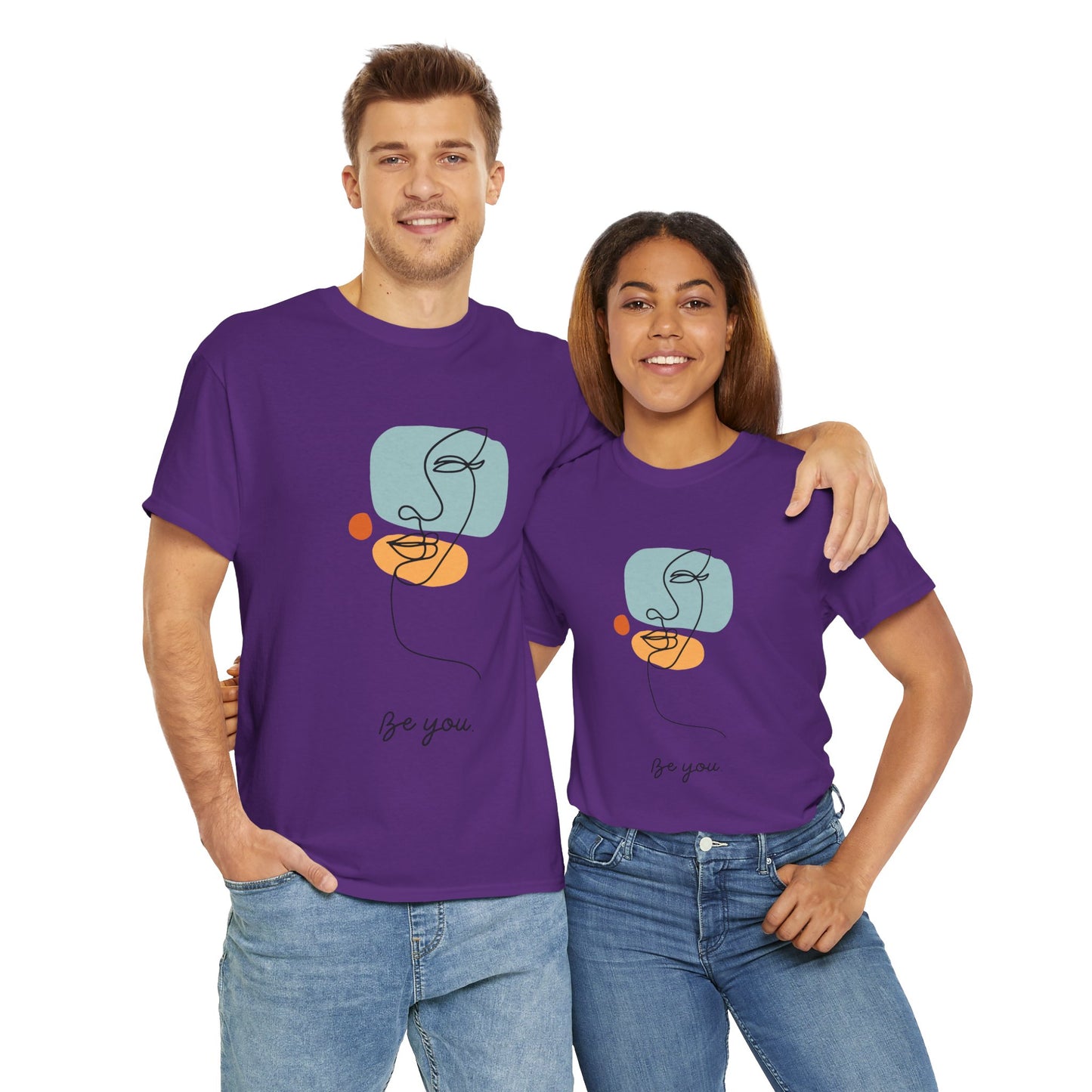 Be You Unisex Cotton Tee - Inspirational Graphic Tee for Self-Love, Gift for Friends, Casual Wear, Birthday, Everyday Comfort