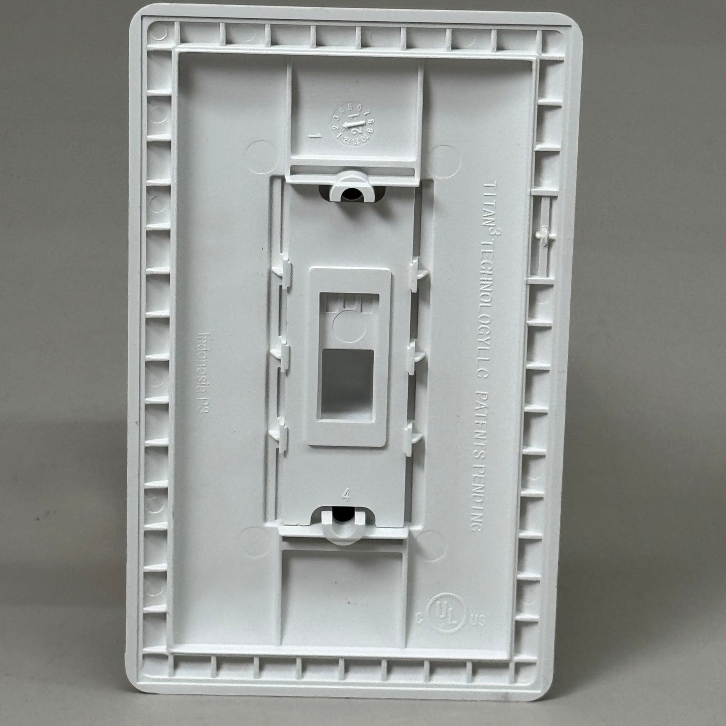 TITAN3 (5 PACK!) 1-Gang Toggle Cover-Up Wall Plate 5" x 3" White TPPCW-T-5