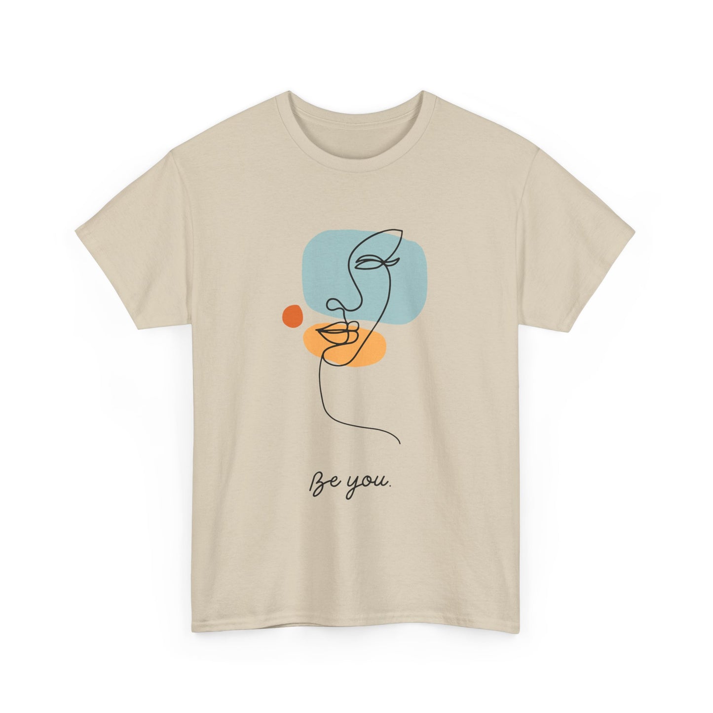 Minimalist Be You Tee, Unisex Cotton T-Shirt, Inspirational Graphic Tee, Gift for Friends, Casual Everyday Wear, Self-Love Apparel