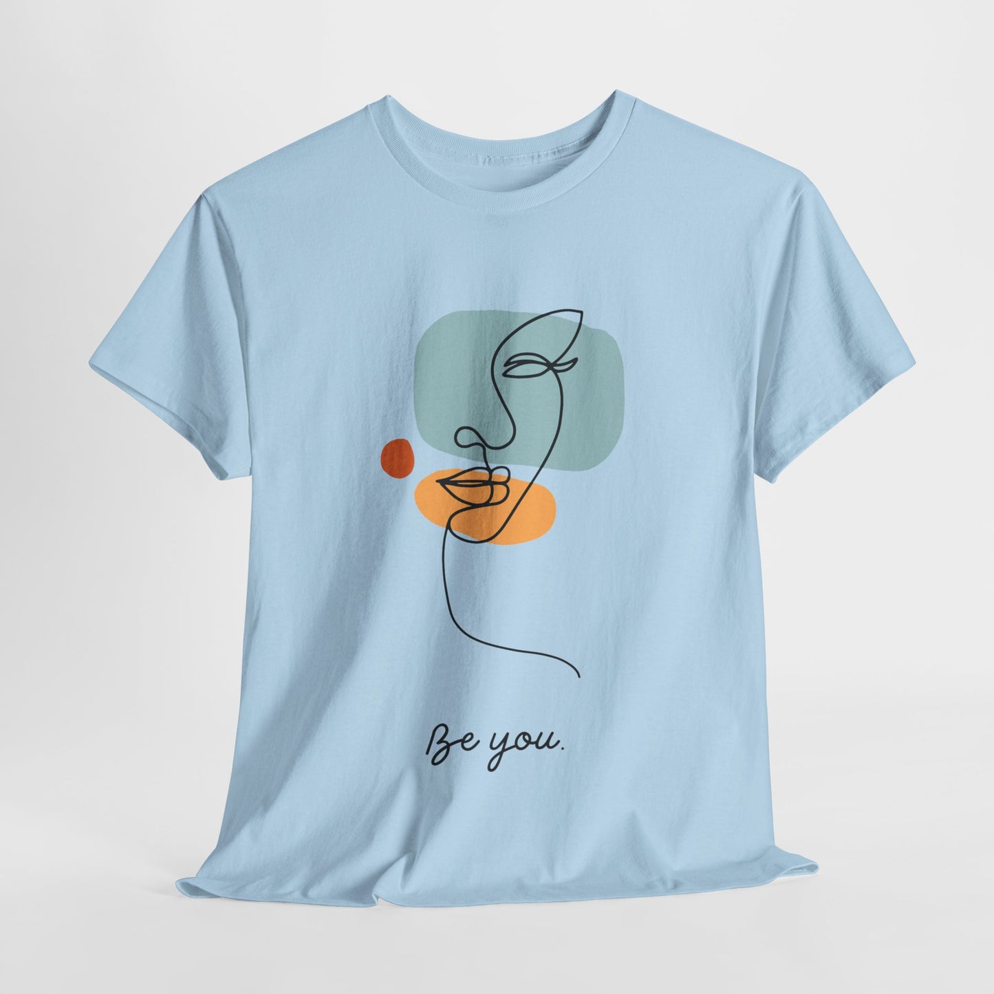 Minimalist Be You Tee, Unisex Cotton T-Shirt, Inspirational Graphic Tee, Gift for Friends, Casual Everyday Wear, Self-Love Apparel