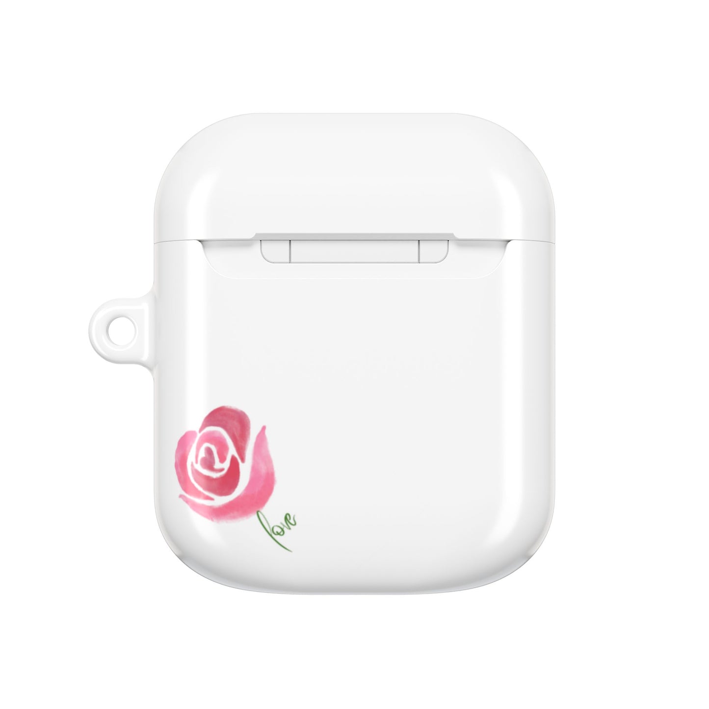 Romantic Rose AirPod Case - Cute Floral Design, Gift for Her, Valentine's Day Present, Trendy Accessory, Love Theme