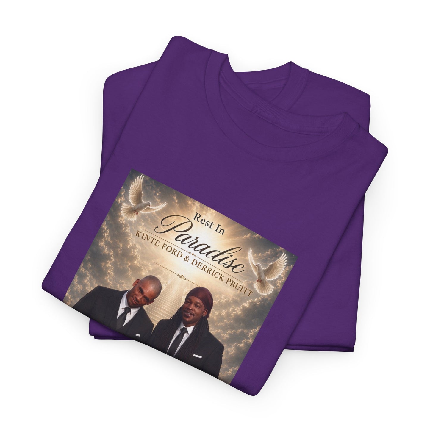 Memorial Tribute Tee — "Rest in Paradise" Funeral Remembrance Shirt