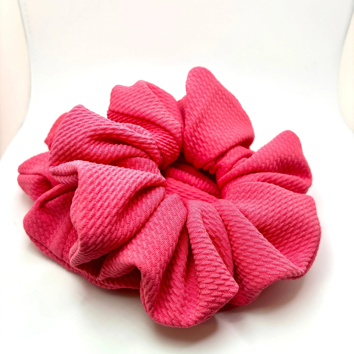 Dark Coral Summer Bullet Scrunchie