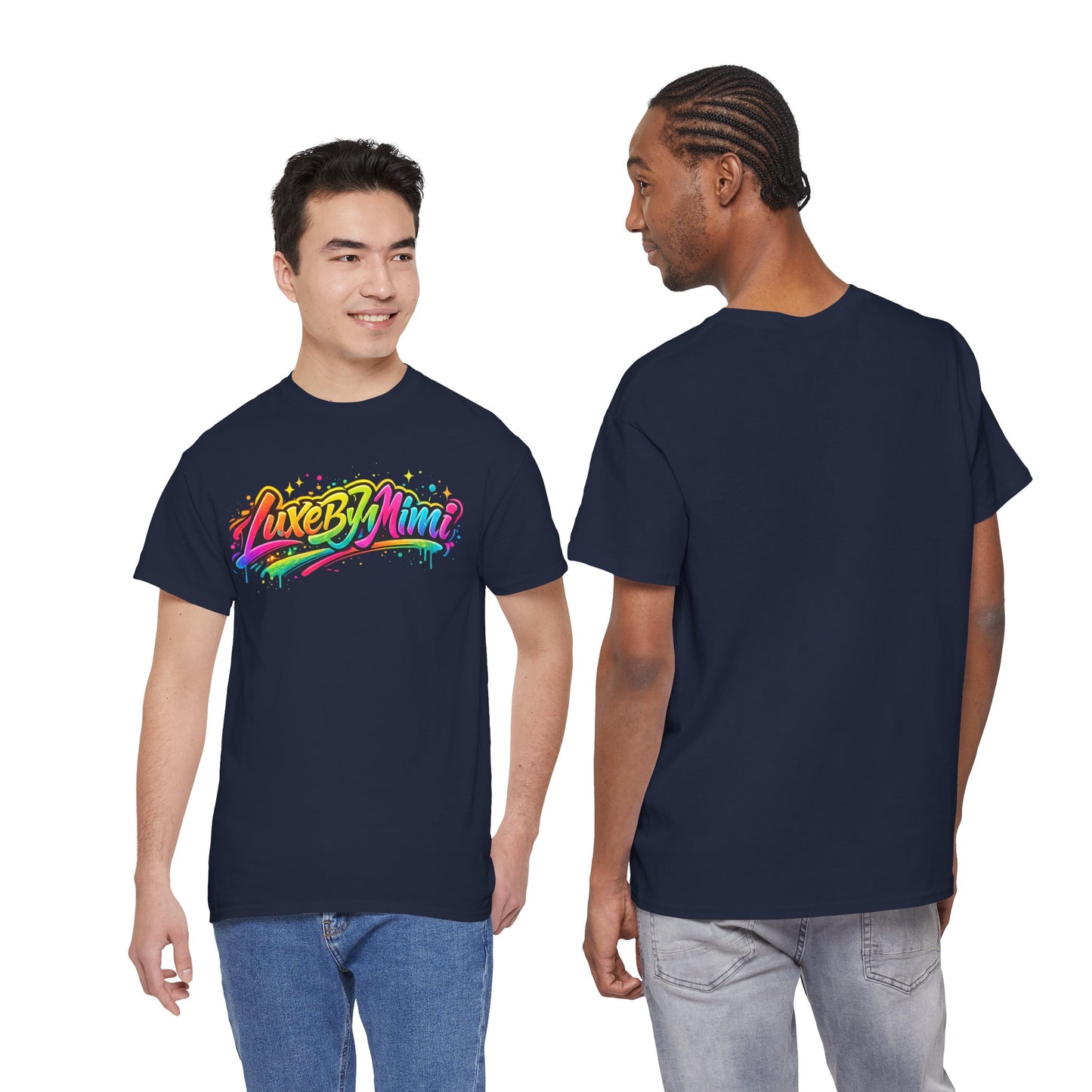 Graffiti Logo T-Shirt — 'Luxe By Mimi' Brand Colorful Streetwear Tee