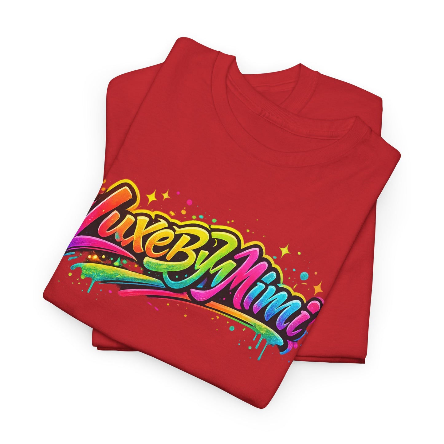 Graffiti Logo T-Shirt — 'Luxe By Mimi' Brand Colorful Streetwear Tee