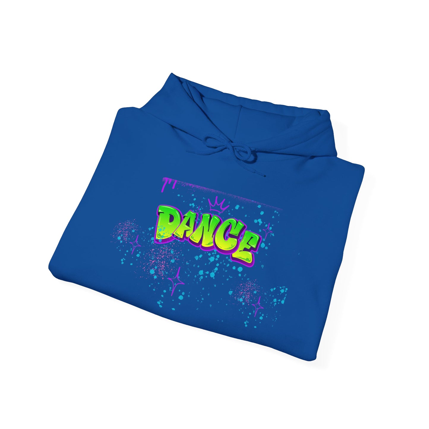 Colorful Dance Hoodie for Creative Spirits, Cozy Unisex Hooded Sweatshirt, Perfect for Parties, Dance Classes, Gifts