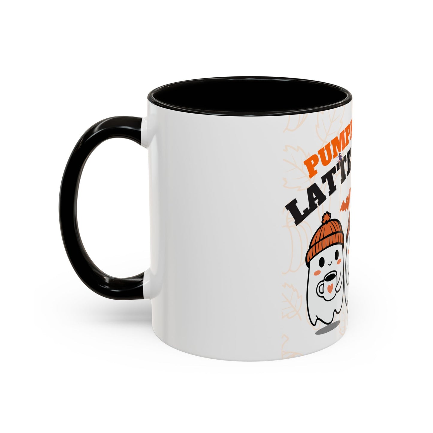 Colorful Pumpkin Spice Ghost Mugs | Cute Fall Coffee Cups, Halloween Gift, Seasonal Drinkware, Cozy Vibe, Latte Lovers