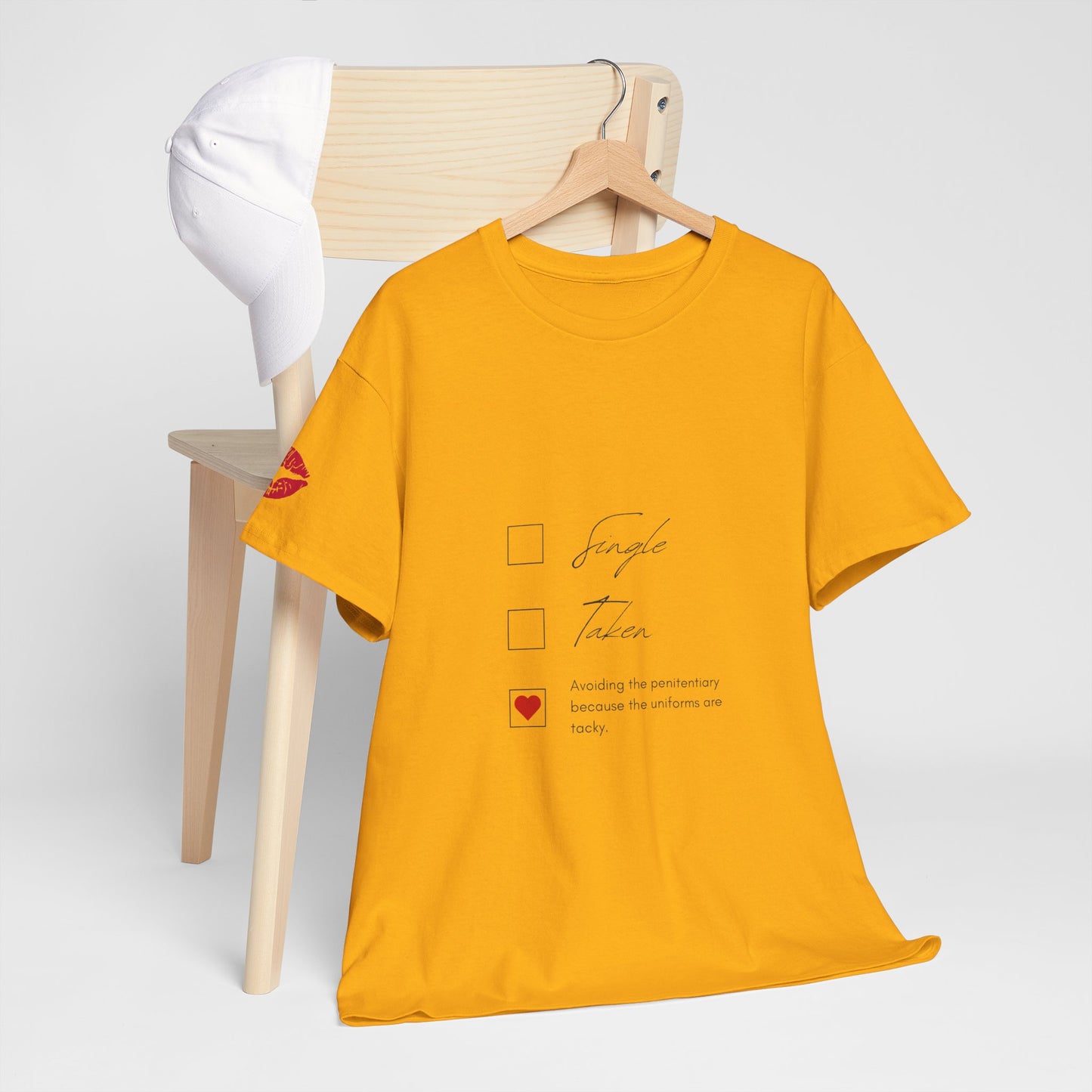 YOU ARE ART - SINGLE, TAKEN... Artistic Unisex Cotton Tee with Heartfelt Prints, Casual Wear, Gift for Artists, Streetwear, Inspirational Fashion