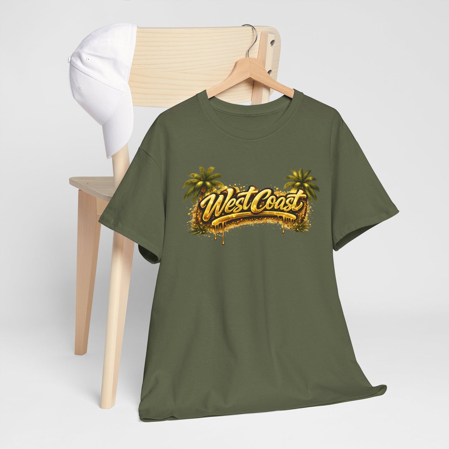 West Coast Palm Tree T-Shirt — Retro Surf Vibe Tee