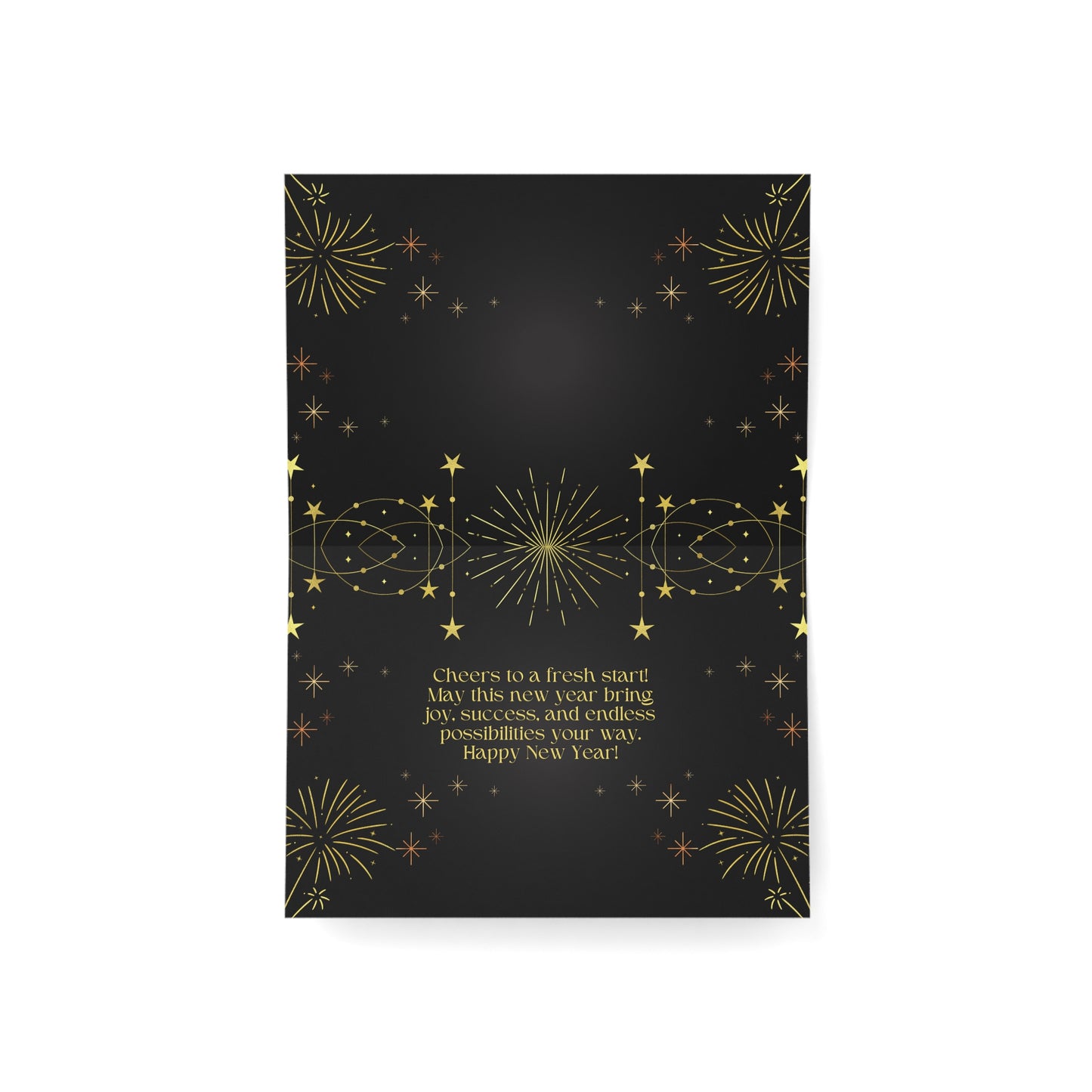 Stylish New Year Greeting Cards - Festive Holiday Stationery for Celebrations, Invitations, Gift Cards, and Special Occasions