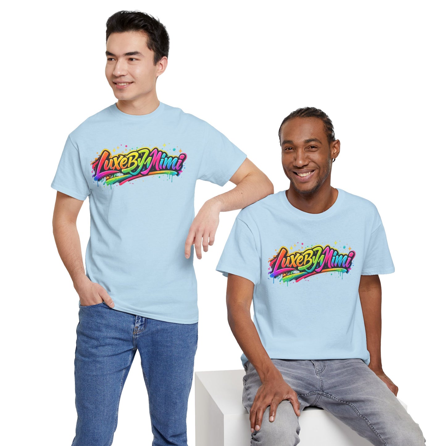 Graffiti Logo T-Shirt — 'Luxe By Mimi' Brand Colorful Streetwear Tee