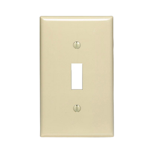 Switch Plate Cover Single White & Ivory