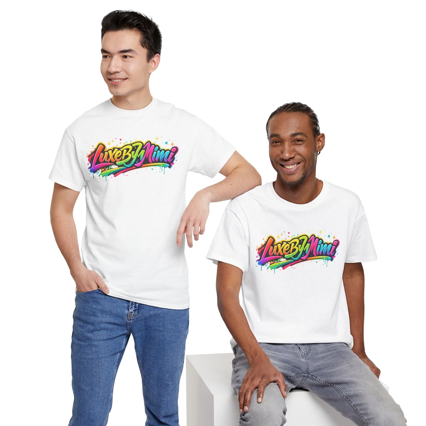 Graffiti Logo T-Shirt — 'Luxe By Mimi' Brand Colorful Streetwear Tee