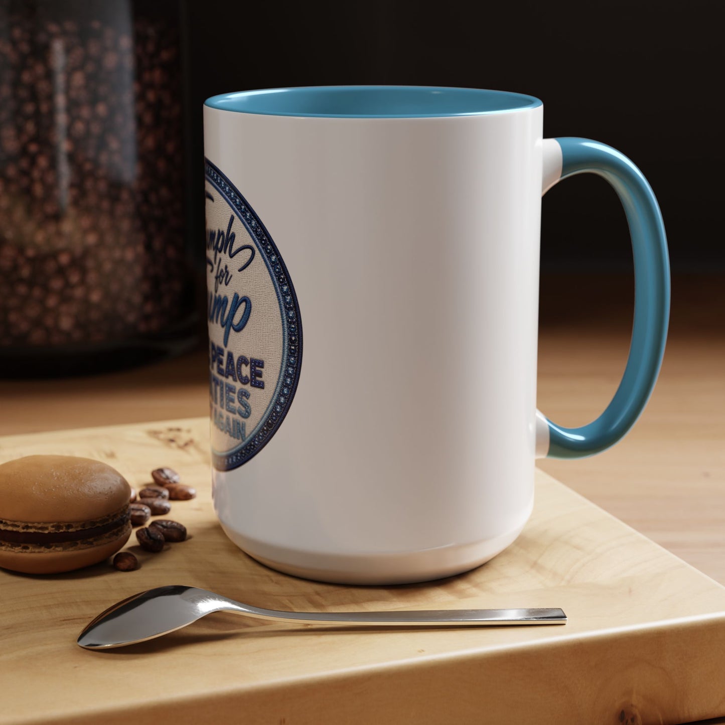 Make Peace Treaties Mug — "Triumph for Trump" Political Coffee Cup (11/15oz)