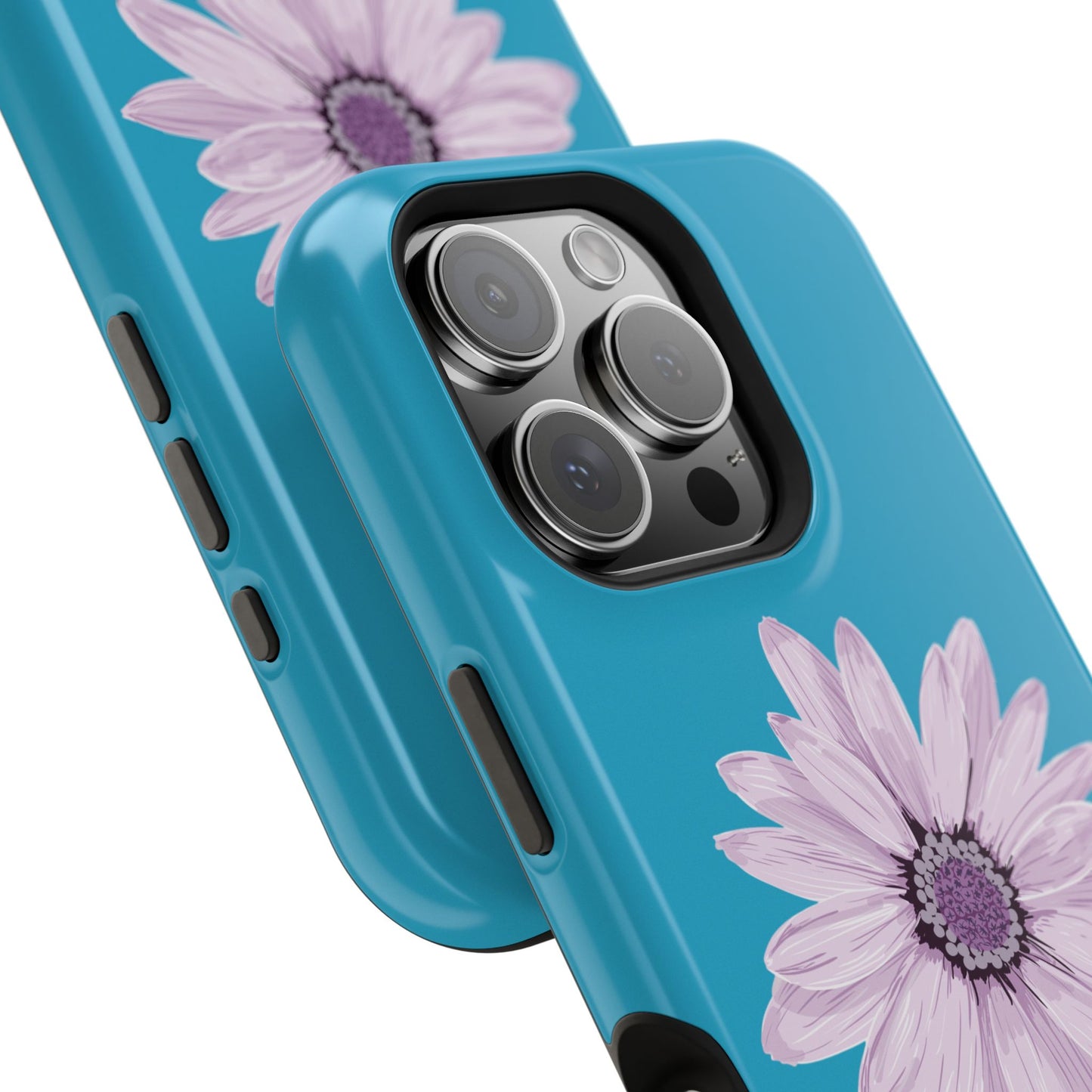 Magnetic Phone Cases with Floral Design, Impact-Resistant Accessories, Stylish Tech Protection, Gifts for Her, Unique Cell Phone Cases