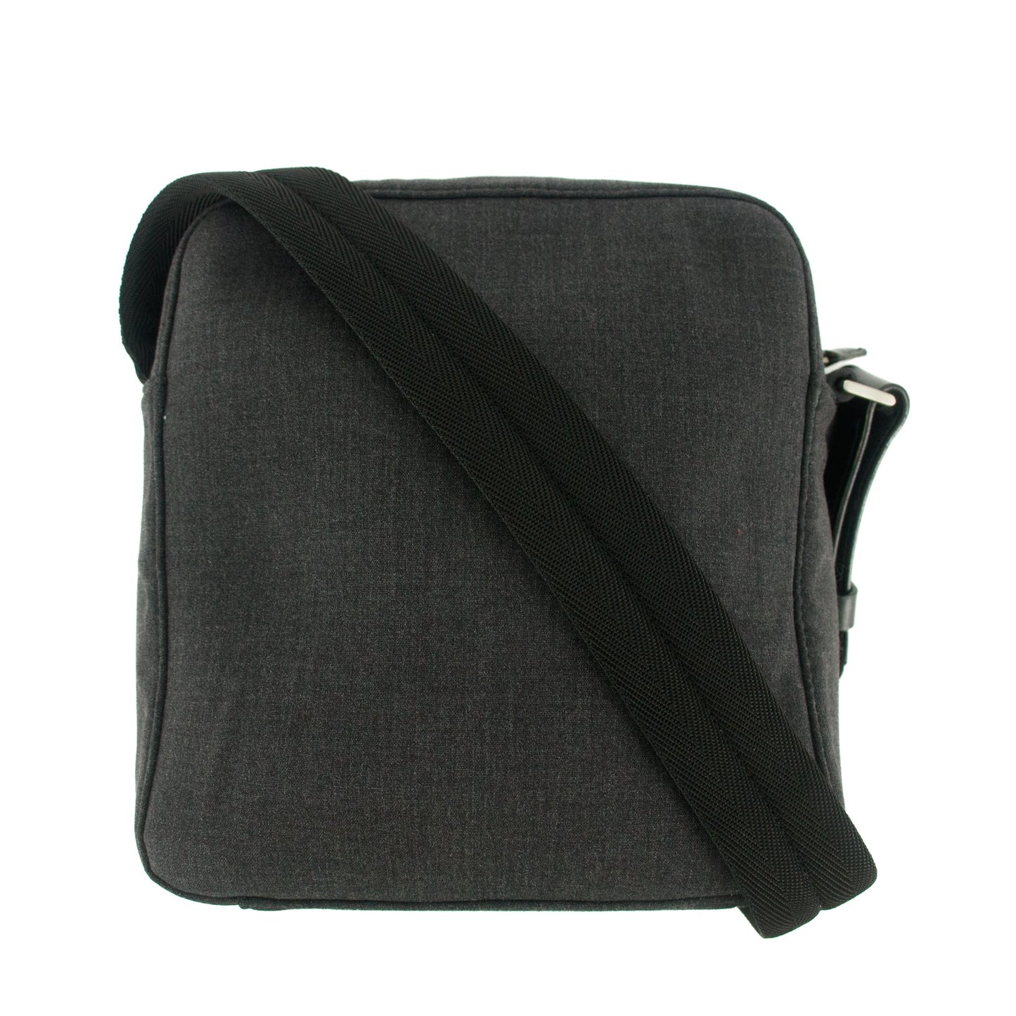 Prada Gray Canvas Crossbody Bag #7694