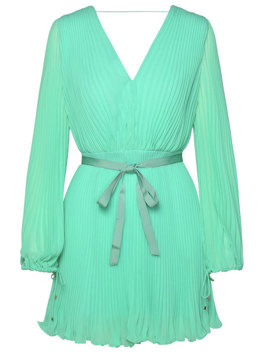 Max Mara 'Visita' Green Polyester Dress Women