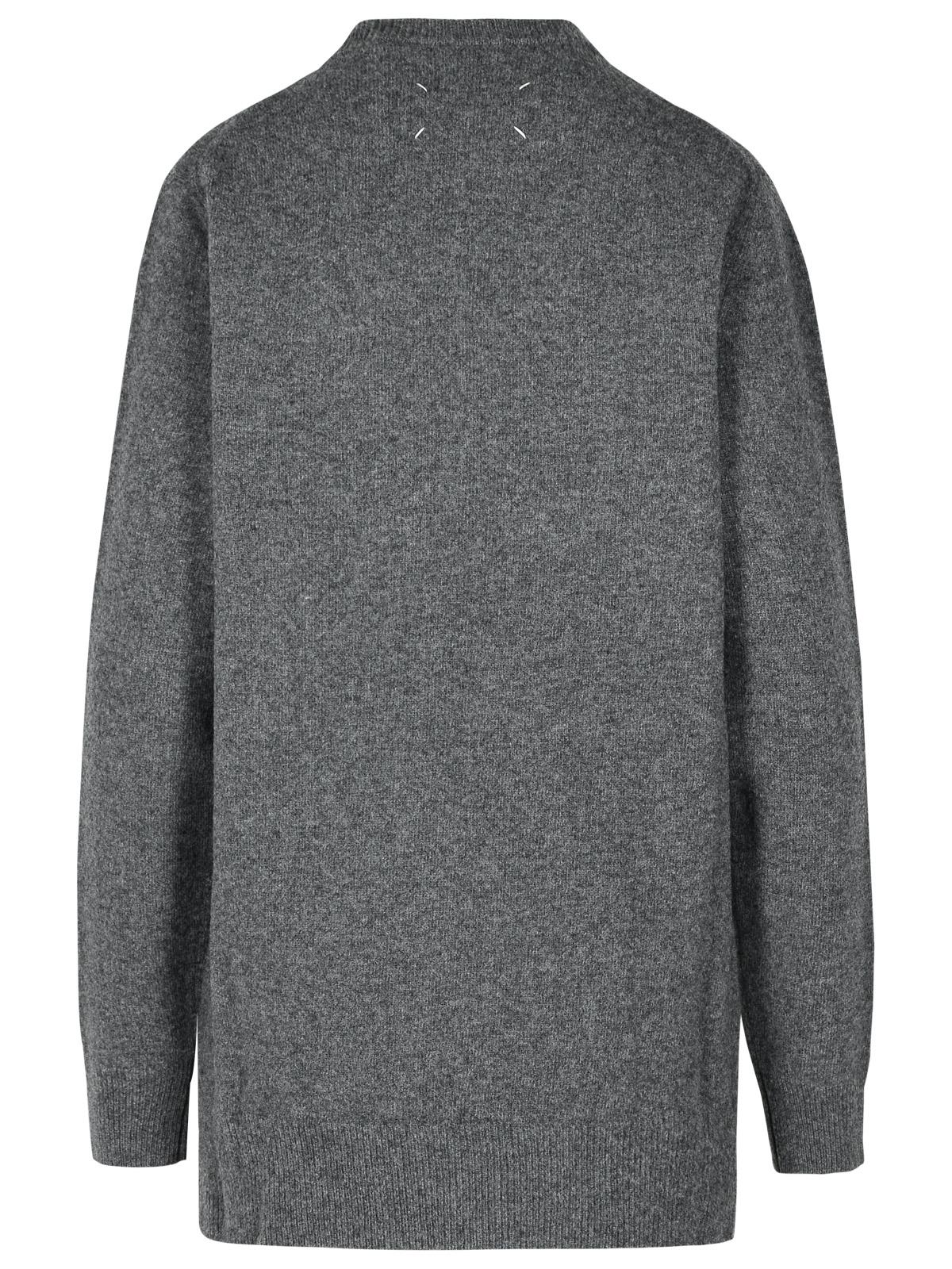 Maison Margiela 'Over' Grey Wool Sweater Women