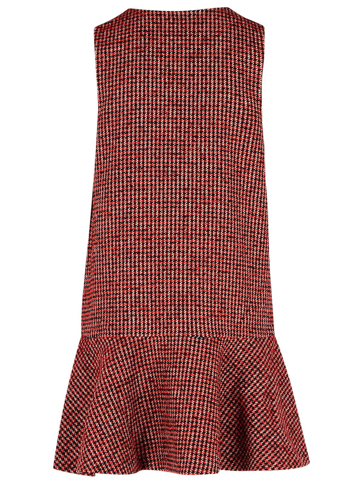 Ganni Red Wool Blend Dress Women