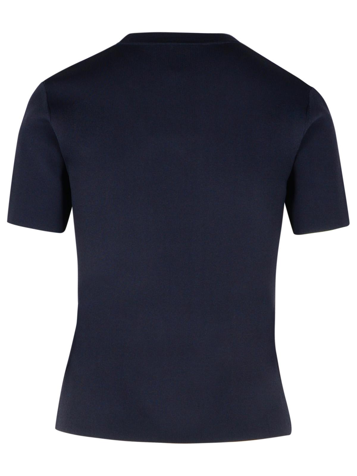 Max Mara 'Segale' Black Viscose Blend T-Shirt Women