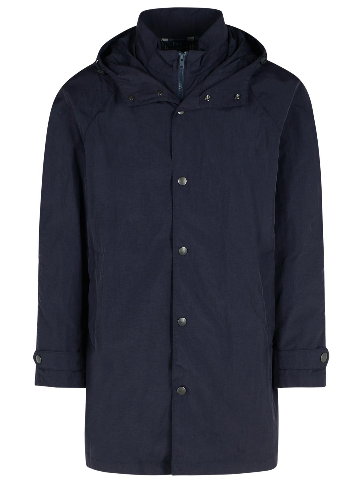 Fay 'Morning' Navy Polyester Parka Men