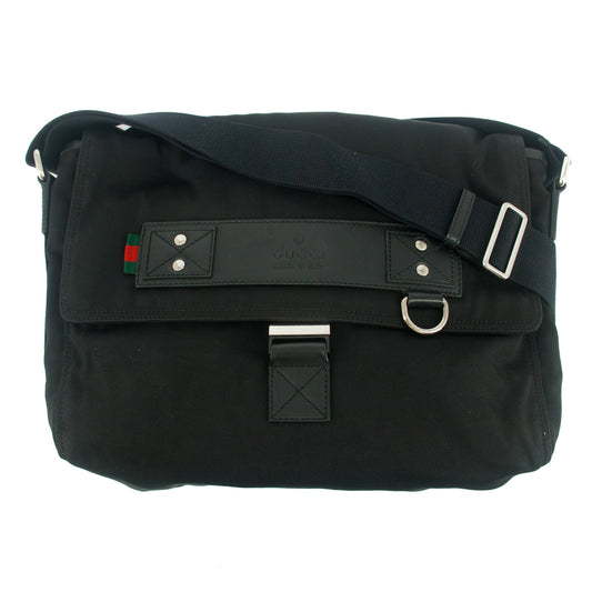Gucci Black Nylon Tessuto Crossbody Bag #7705