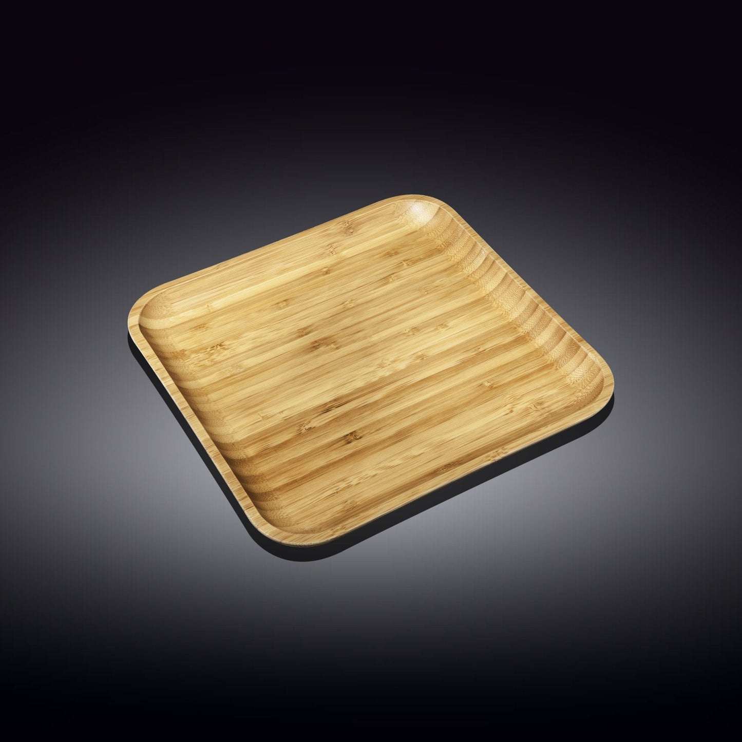 Bamboo Square Plate 9" inch X 9" inch | For Appetizers / Barbecue-1