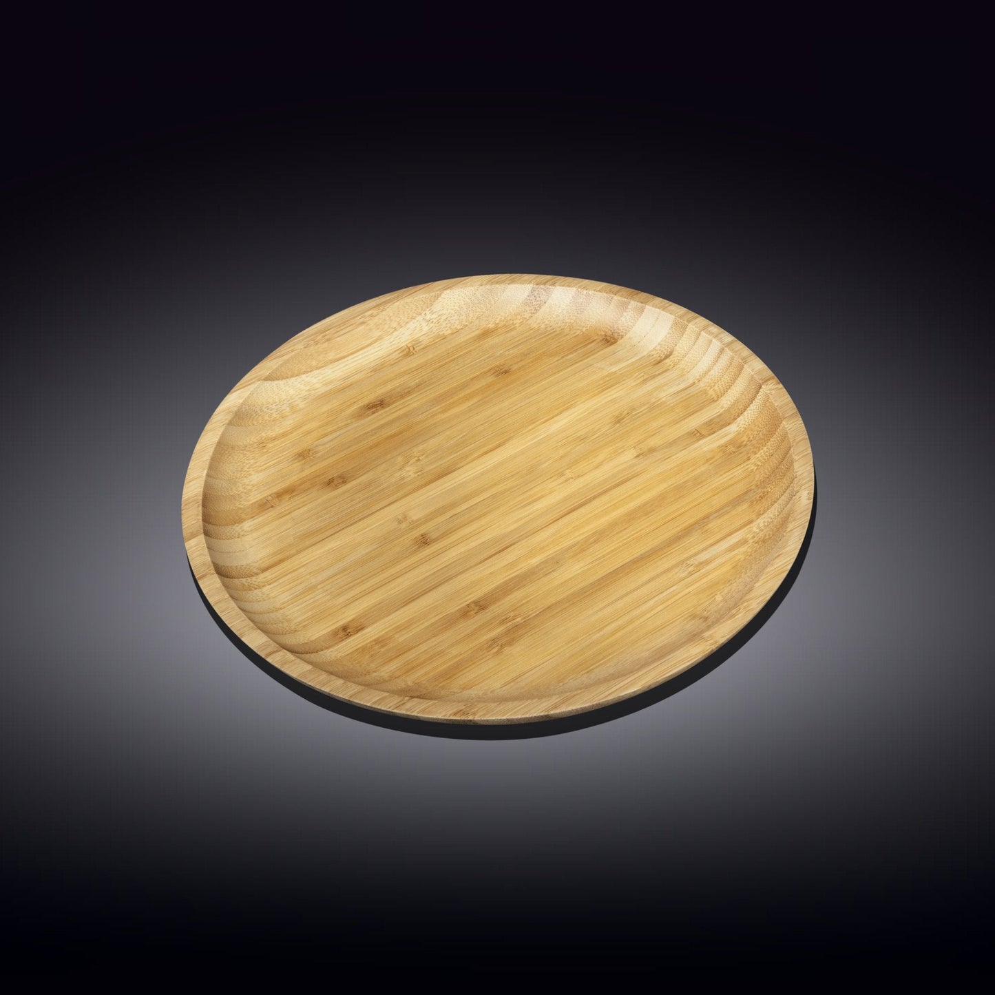 Bamboo Round Plate 9" inch |For Appetizers / Barbecue / Steak-4