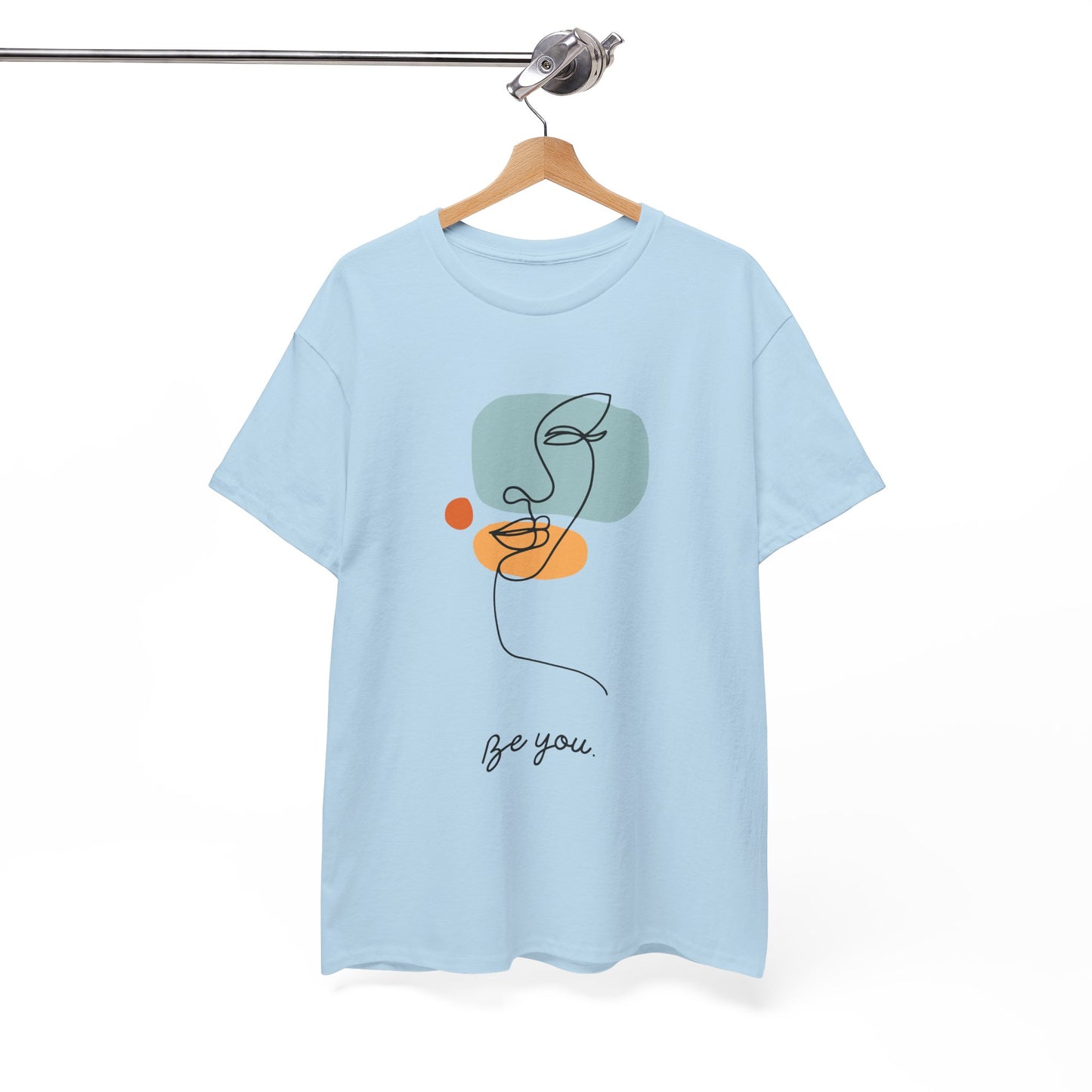 Minimalist Be You Tee, Unisex Cotton T-Shirt, Inspirational Graphic Tee, Gift for Friends, Casual Everyday Wear, Self-Love Apparel