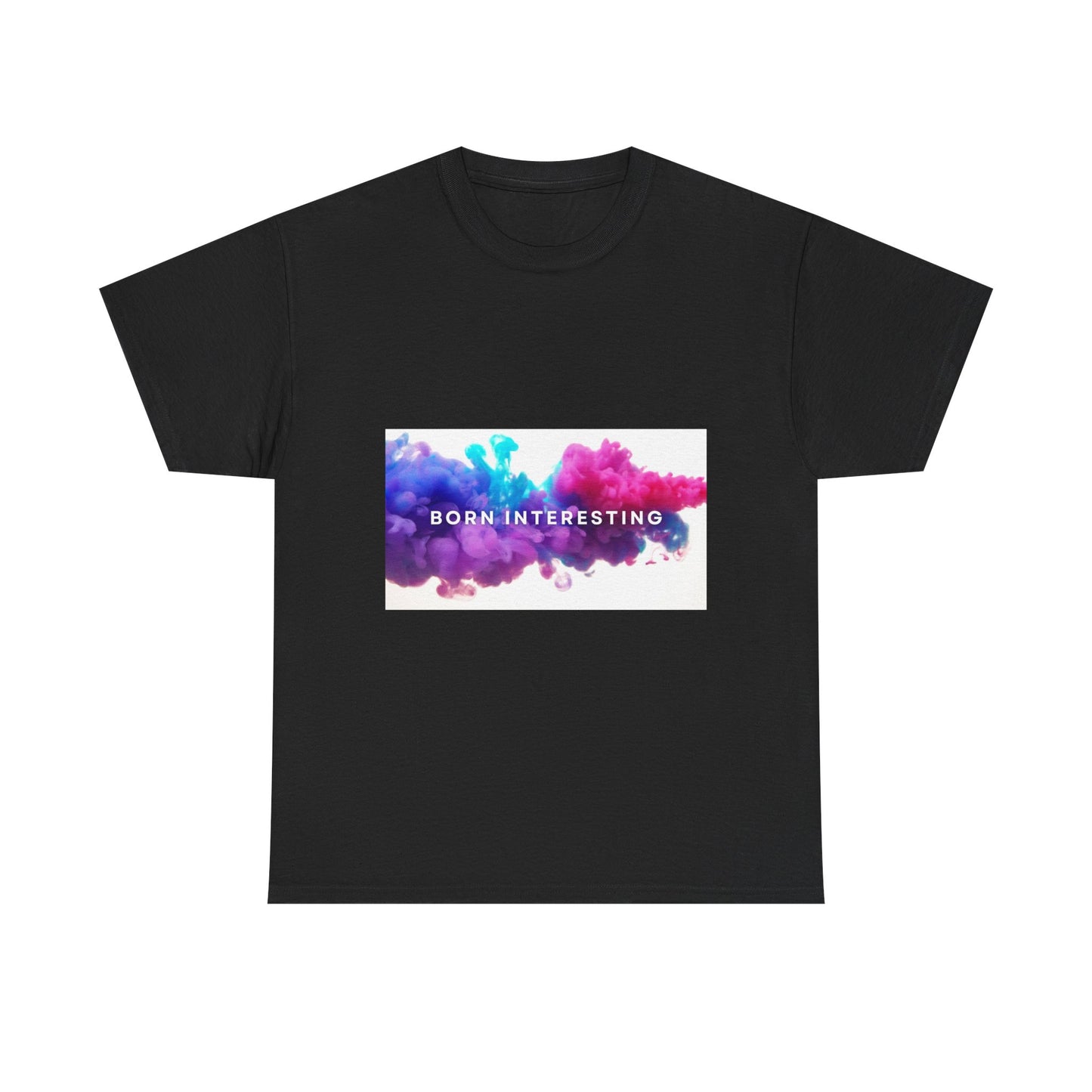 Unisex Cotton Tee – 'Born Interesting' Graphic Shirt, Casual Wear, Gift Idea, Trendy Tee, Daily Wear, Art-Inspired Shirt
