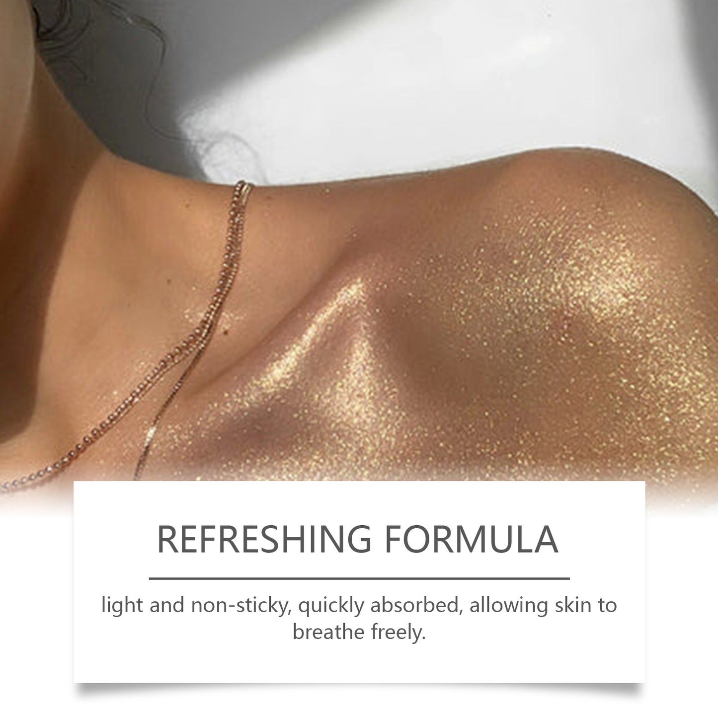 OceAura Glitter Dream Body Glitter Spray Natural Stereoscopic Long-Lasting Shiny Hair Body Collarbone Highlighter Spray
