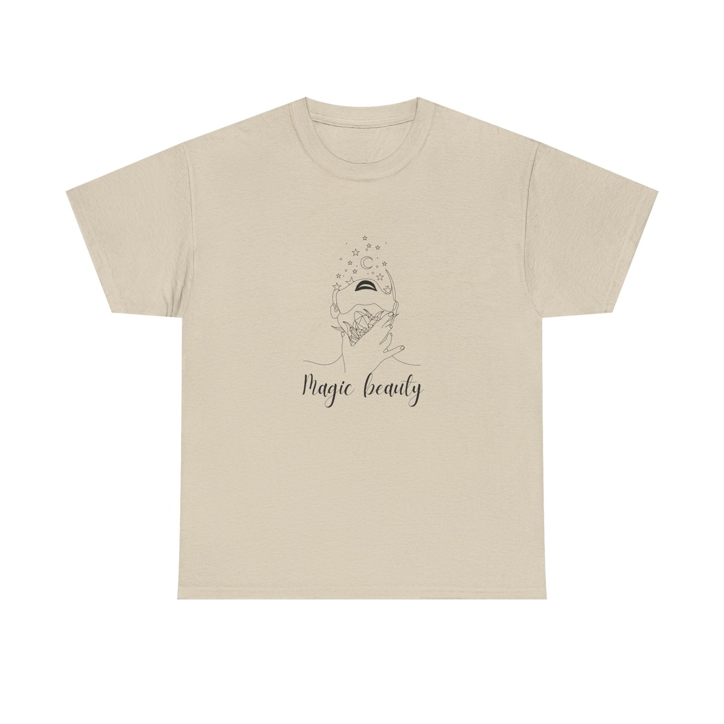 100% Heavy Cotton Tee - Magical Beauty Graphic Tee, Casual Everyday Wear, Gift for Her, Eco-Friendly Fashion, Summer Wardrobe Essential