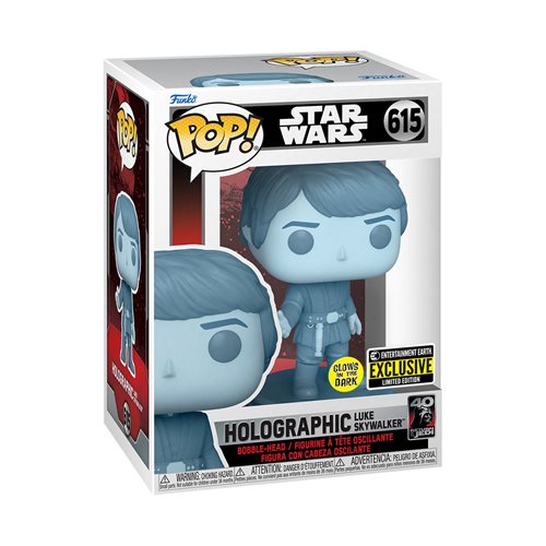 Funko POP! Star Wars: Holographic Luke Skywalker - EE Exclusive