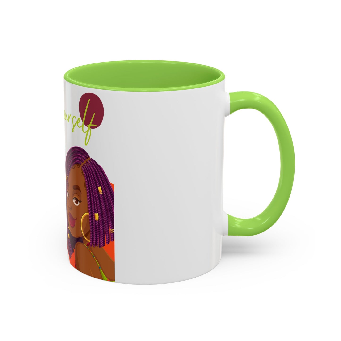 Colorful Be Yourself Mug, Inspirational Coffee Cup, Gift for Friends, Empowerment Mug, Unique Art Mug, Perfect for Birthdays
