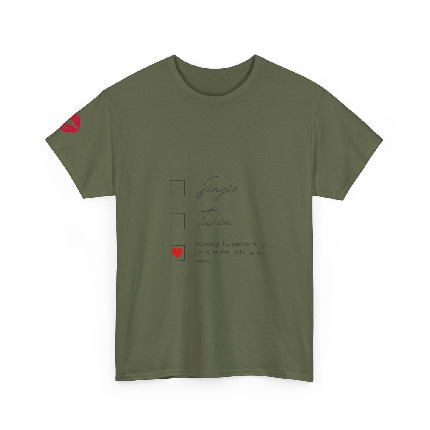 YOU ARE ART - SINGLE, TAKEN... Artistic Unisex Cotton Tee with Heartfelt Prints, Casual Wear, Gift for Artists, Streetwear, Inspirational Fashion