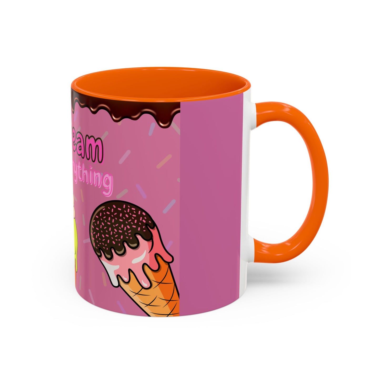 Ice Cream Solves Everything Coffee Mug - Fun Beverage Cup for Ice Cream Lovers, Gift for Holidays, Birthday, Summer