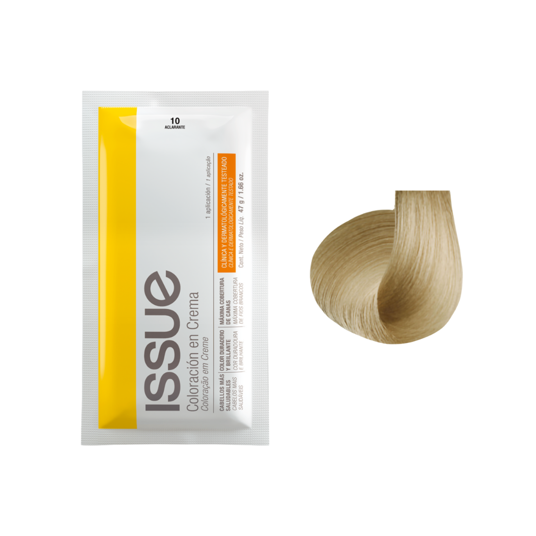 Issue Color Cream Permanent Hair Color #10 High Lifter Lightener (1.66oz)