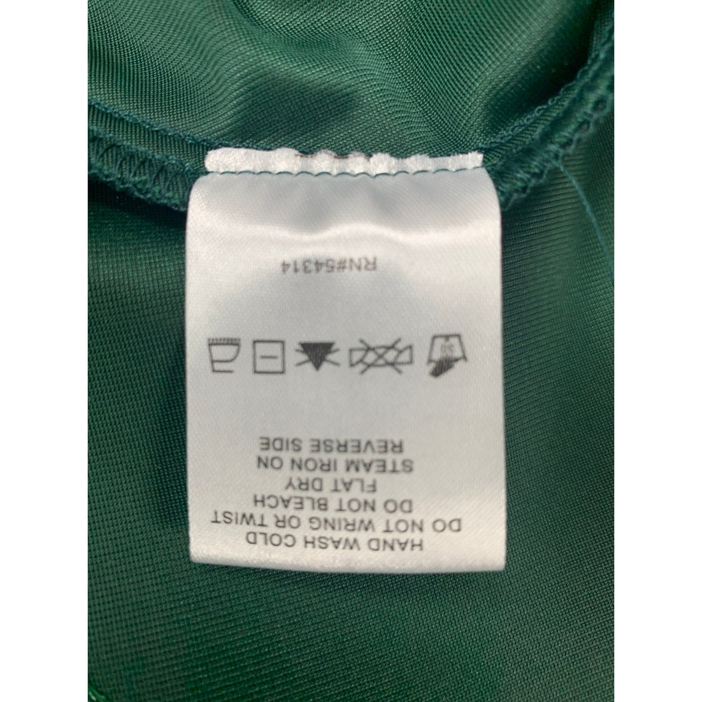 New B Darlin Juniors Size 13/14 Green Velvet Ruffled Strappy Prom Party Dress