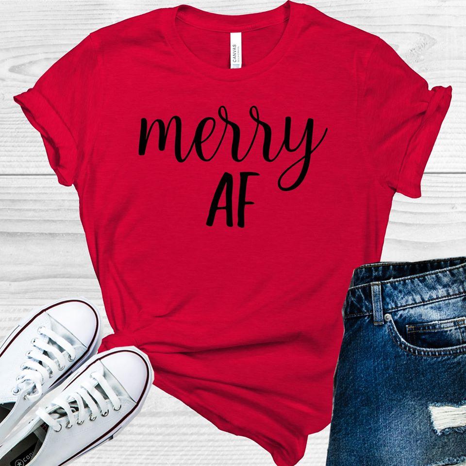 Merry AF Graphic Tee