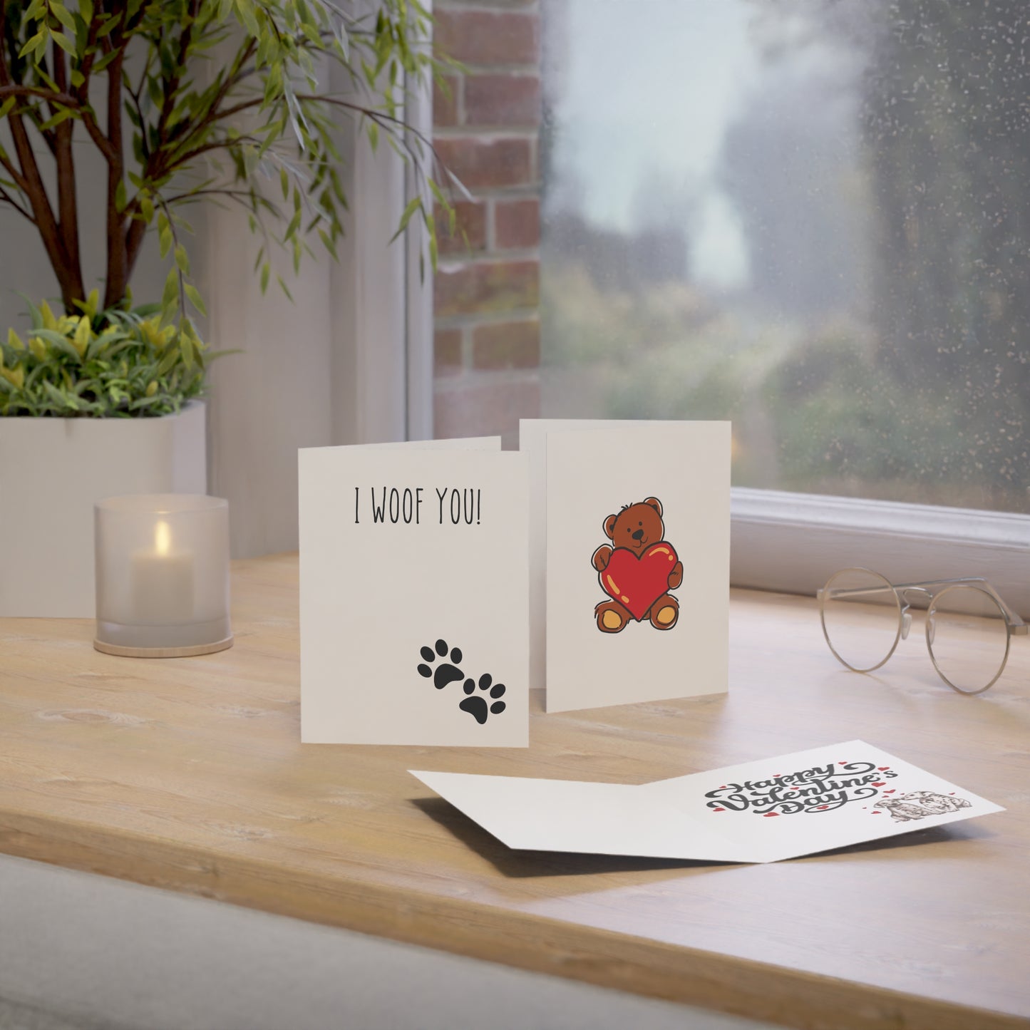 Greeting Cards for Pet Lovers, Cute Animal Greeting Cards, Love Cards for Friends and Family, Valentine's Day Cards, Adorable Cards [...]