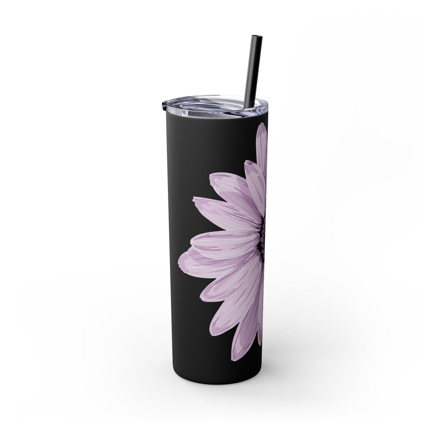 Floral Skinny Tumbler, 20oz - Stylish Drinkware for Home, Office, Gifts, Party Favors, Spring Decor